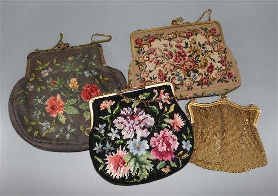 4 evening bags